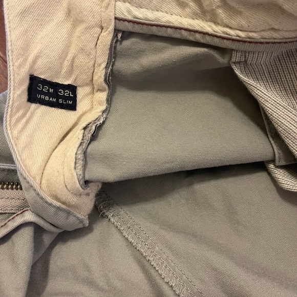 3 Pairs of J. Crew Chinos 32w 32l khaki, gray, navy - Picture 8 of 9